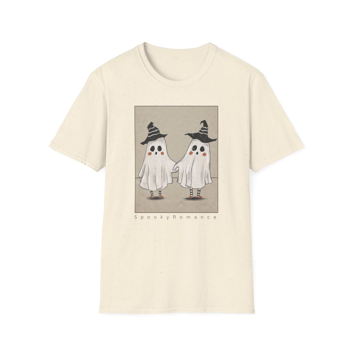 Spooky Romance Ghosts Together Unisex T-Shirt,