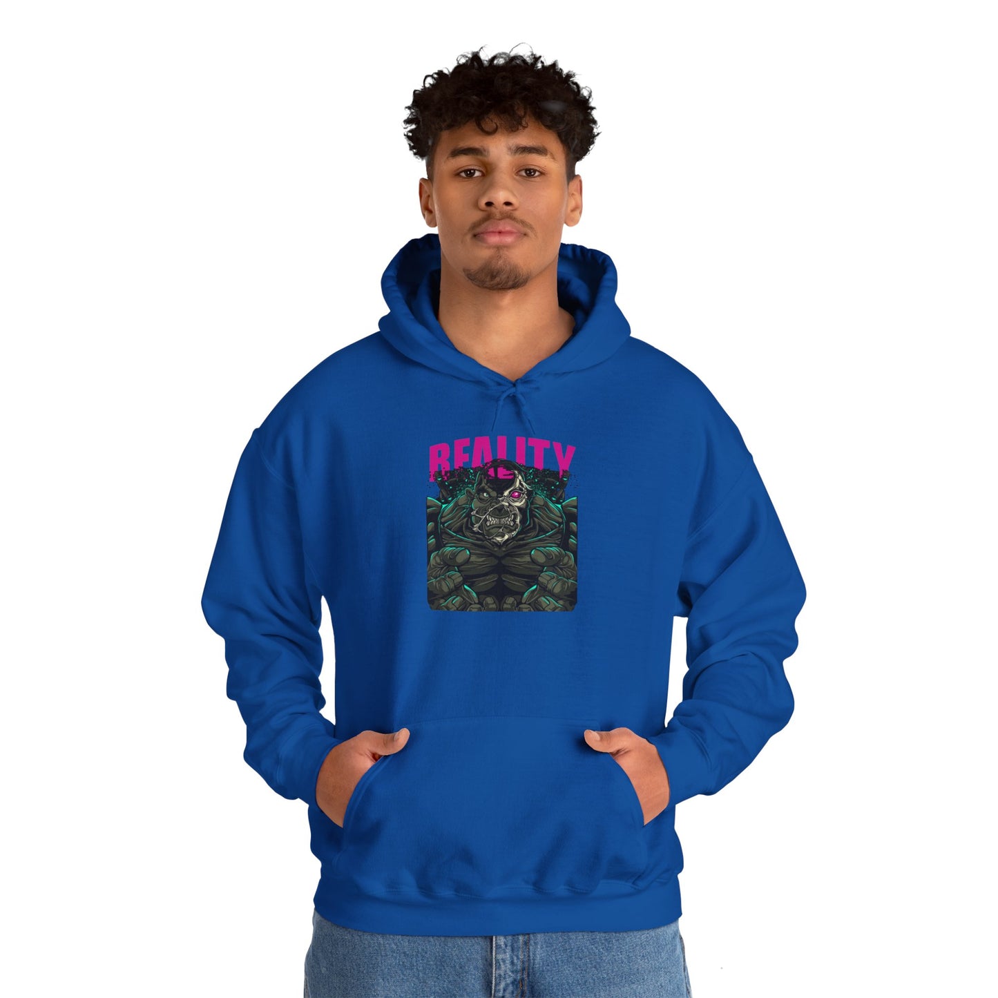 Reality Muscle Dog Graphic Hoodie