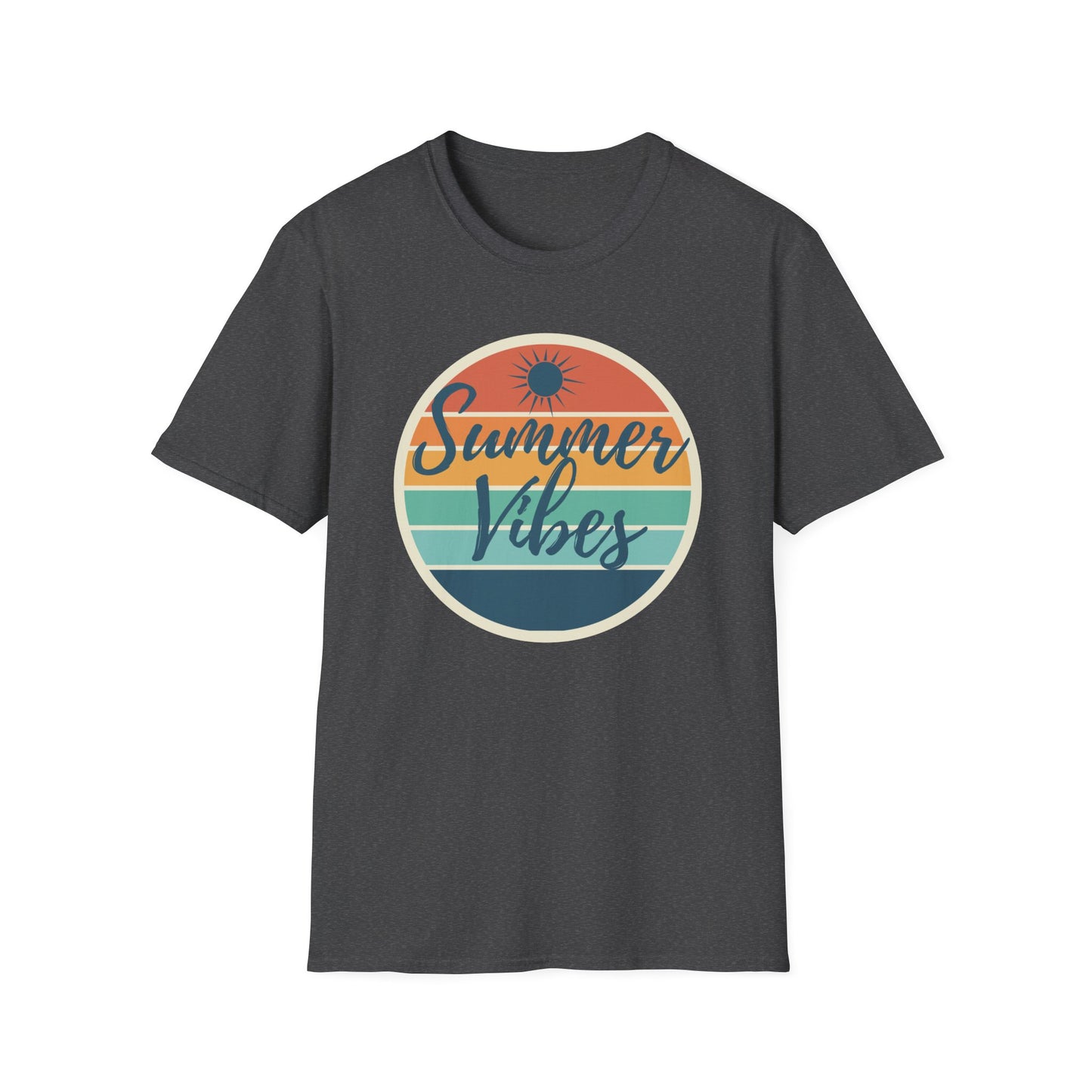 Summer Vibes Sunset Graphic Unisex Tee