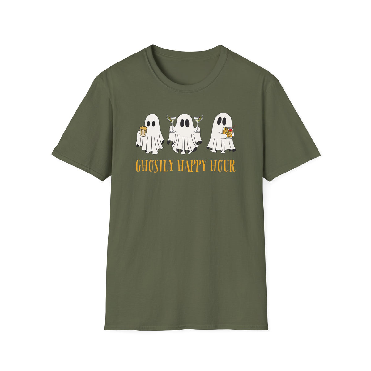 T-Shirt — Ghostly Happy Hour Graphic Tee