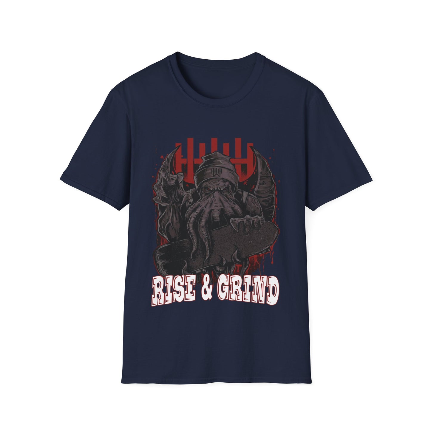 Rise & Grind Cthulhu Graphic T-Shirt
