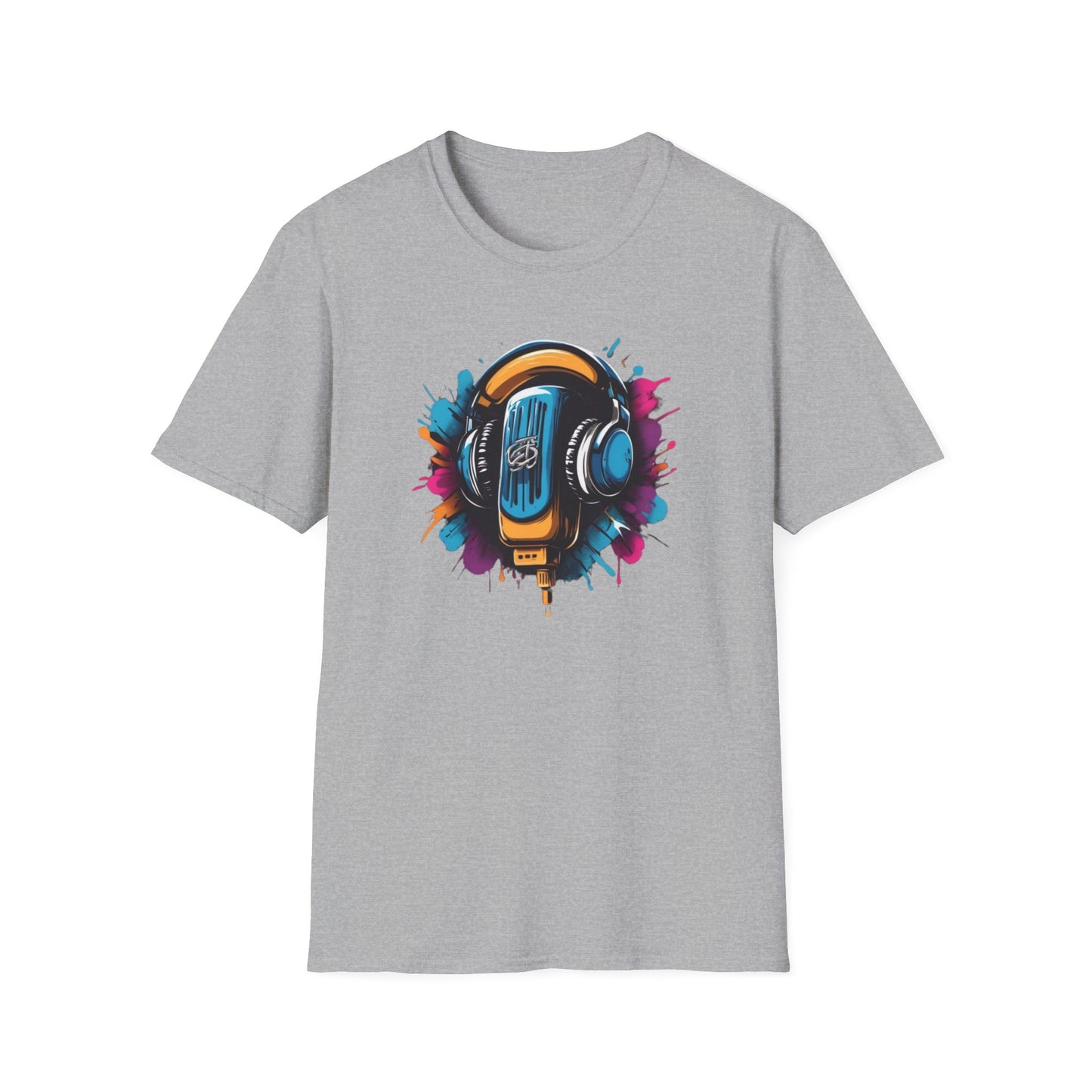Mic & Headphones Graphic Unisex T-Shirt