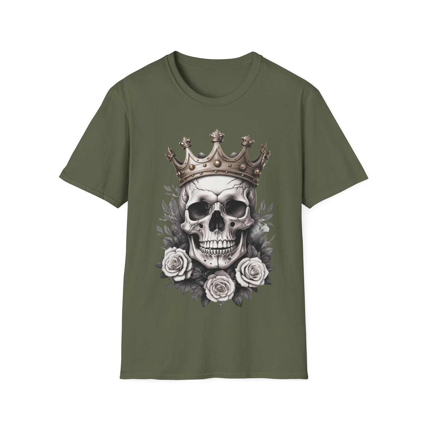 Royal Rebellion King Skull Unisex Tee