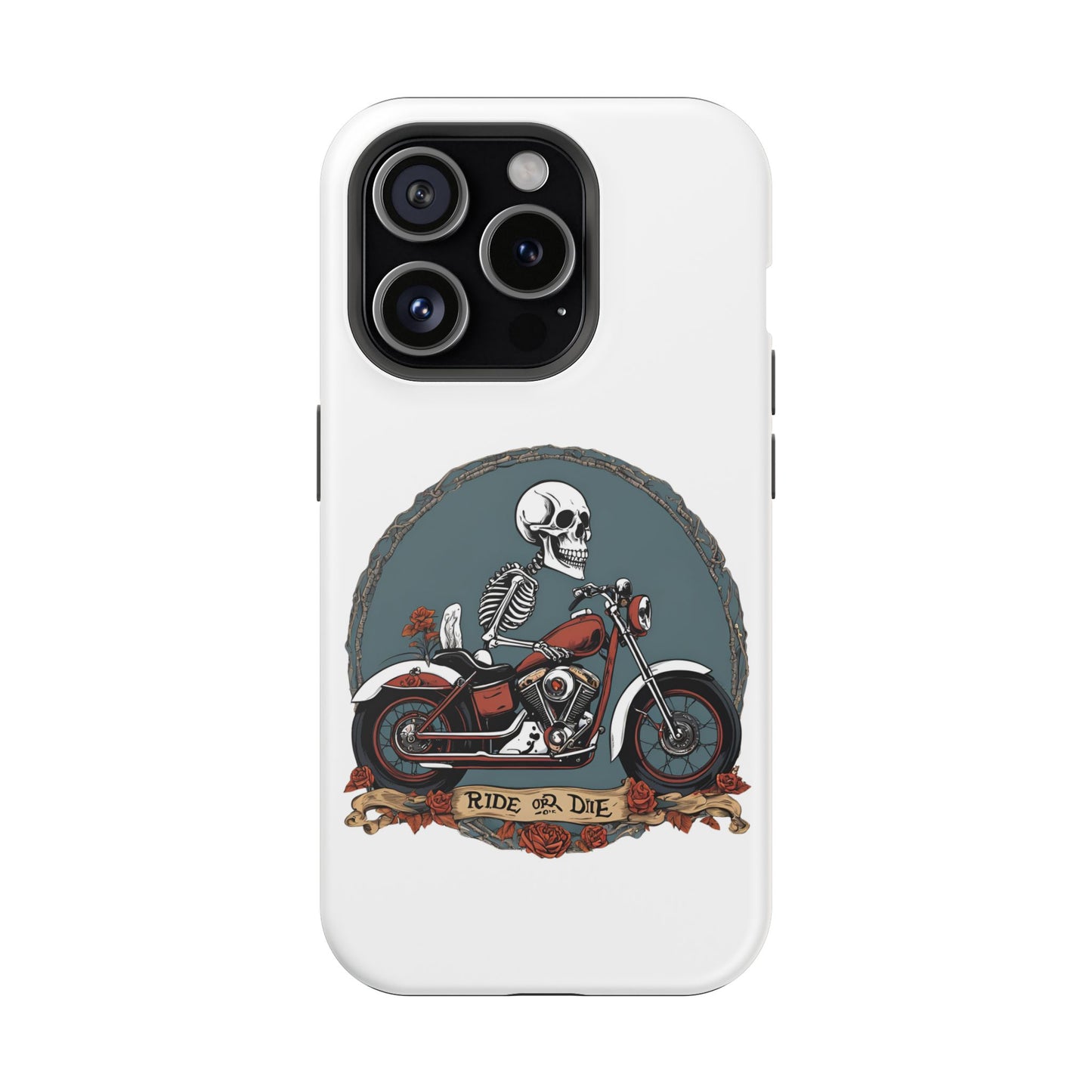 Ride or Die: Skeleton iPhone Case