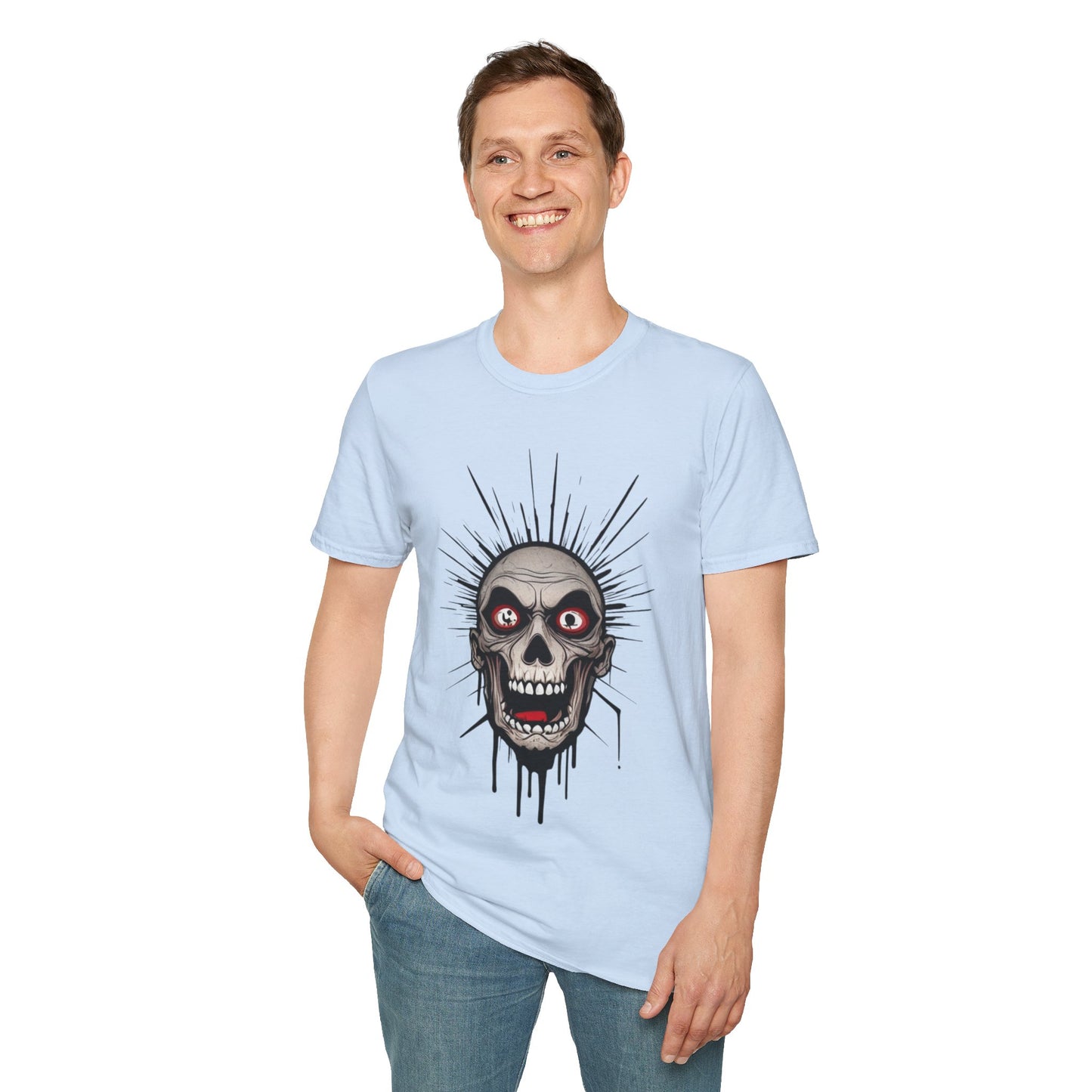 Screaming Skull Graphic Unisex Tee