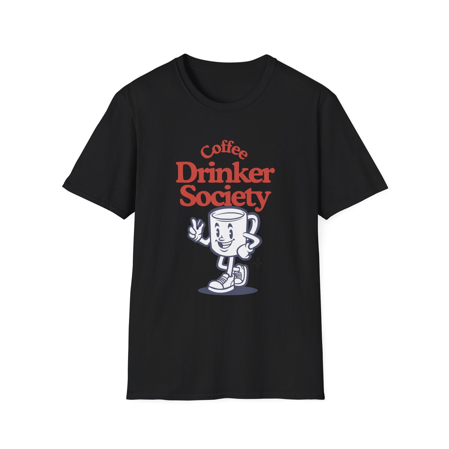 Coffee Drinker Society Unisex T-Shirt - Fun & Casual Coffee Lover Tee