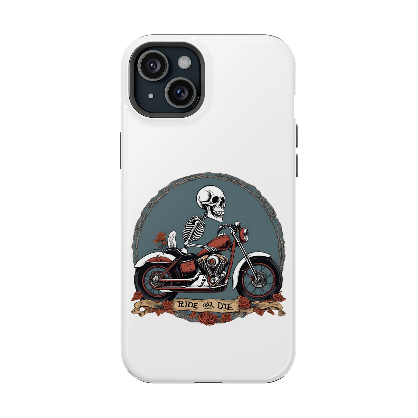 Ride or Die: Skeleton iPhone Case