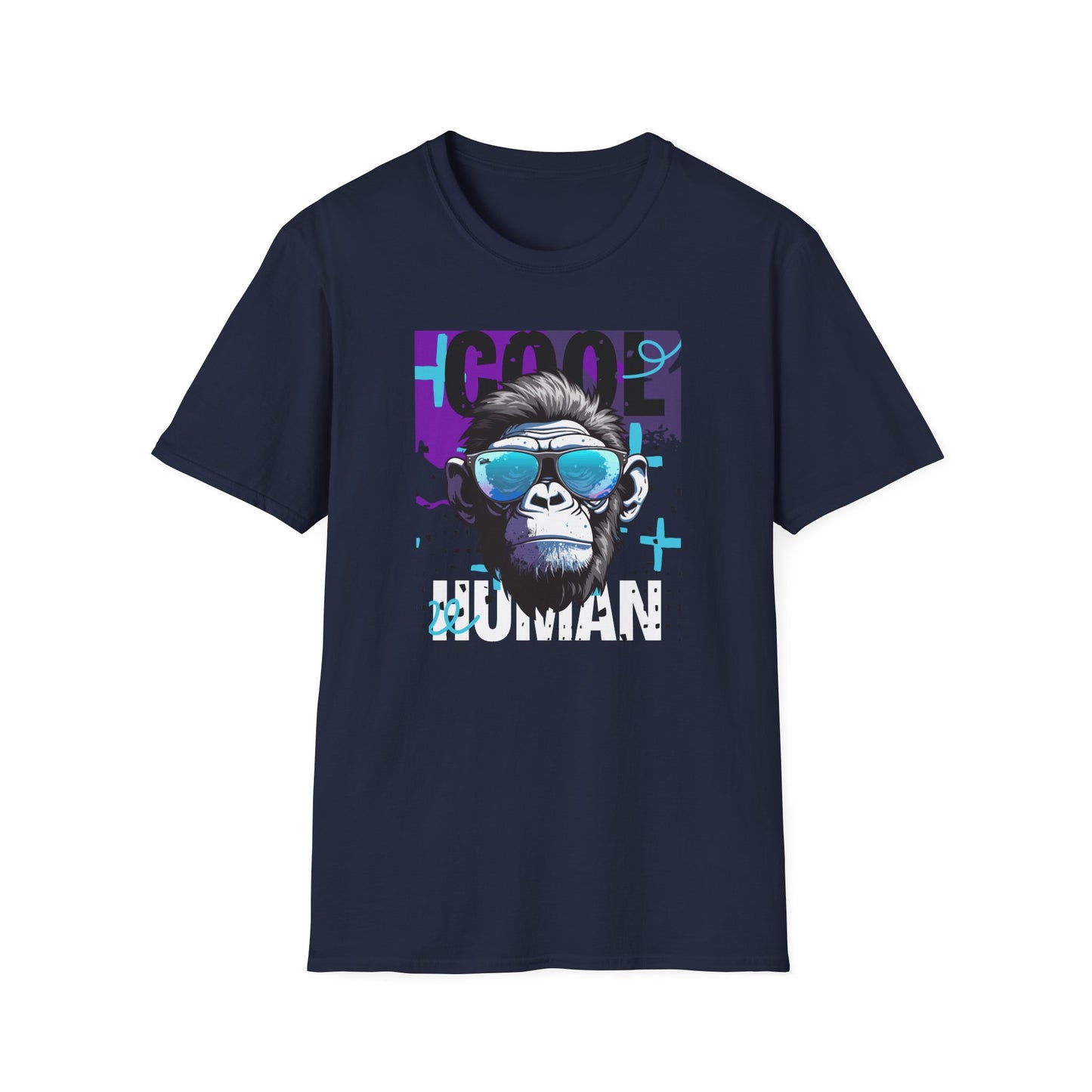 Cool Human Sassy Chimp in Shades Graphic Unisex T-Shirt