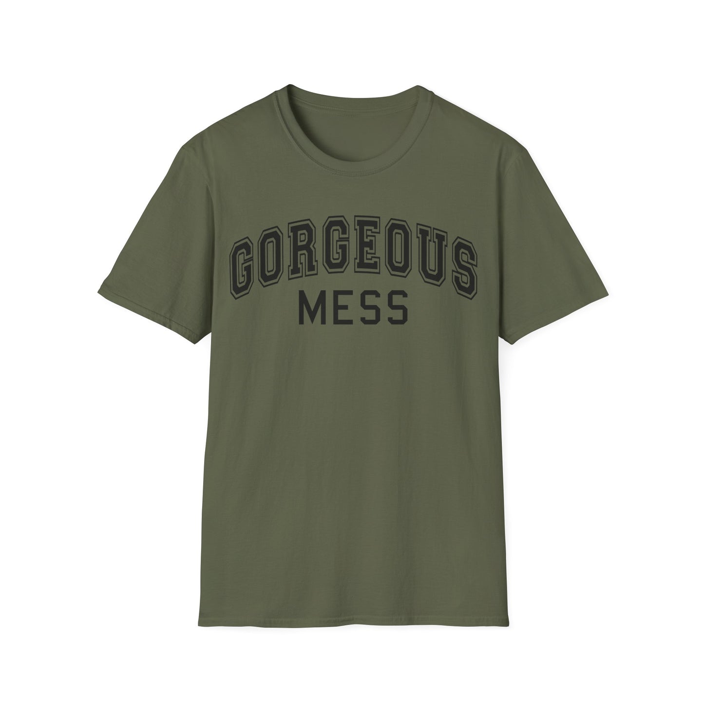 Gorgeous Mess Tee — Graphic Casual Statement T-Shirt