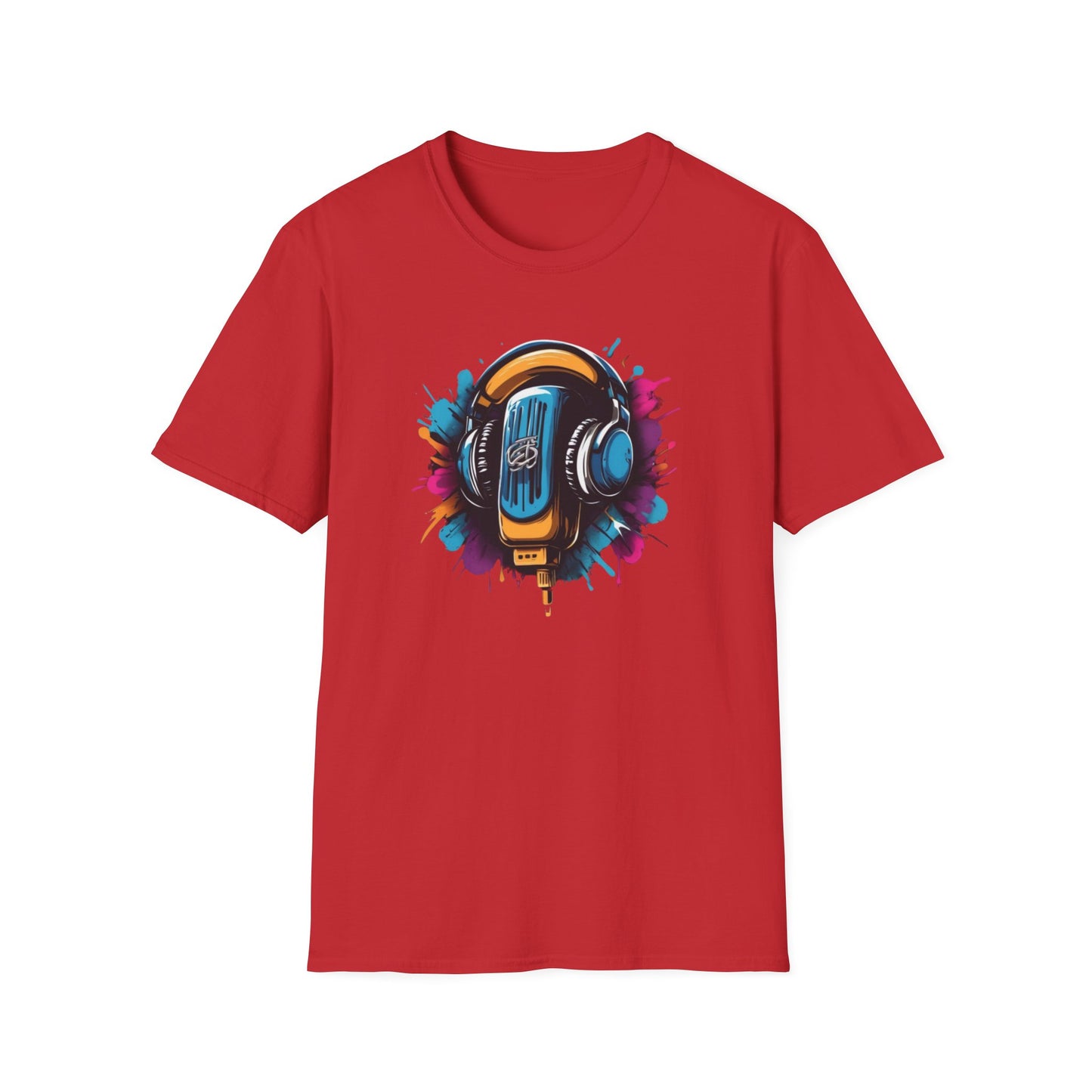 Mic & Headphones Graphic Unisex T-Shirt