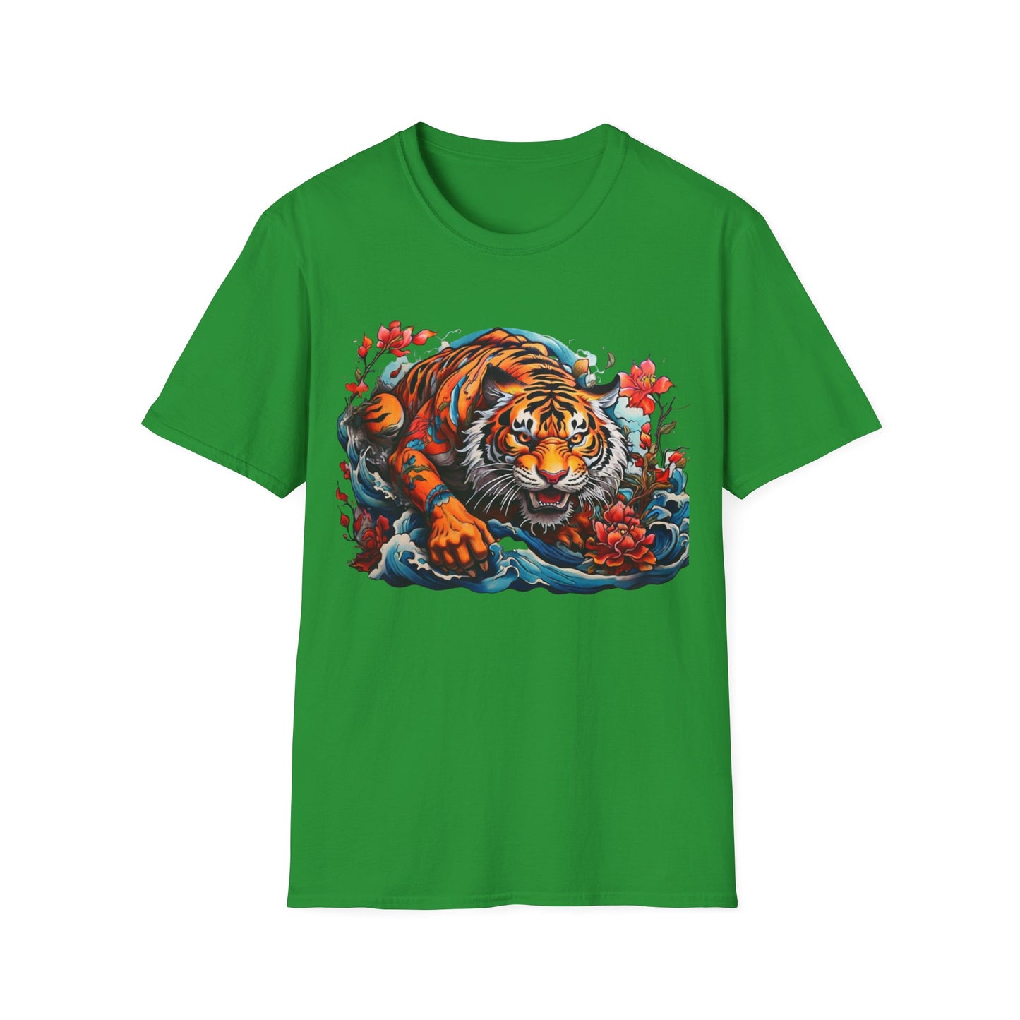 Tiger Crest T-Shirt — Fierce Vintage Tiger Graphic Tee