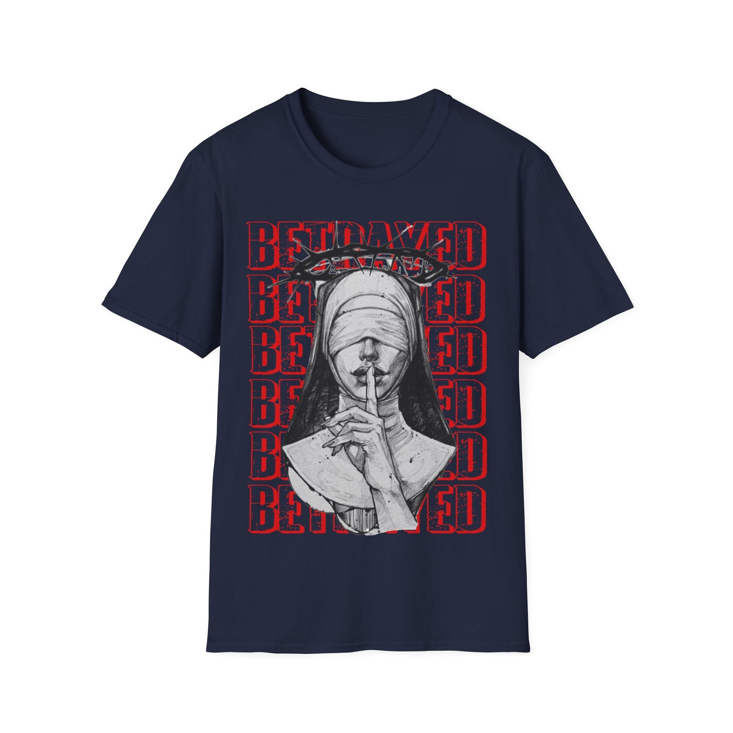 Whispers of Betrayal Dark Nun Graphic Unisex Tee