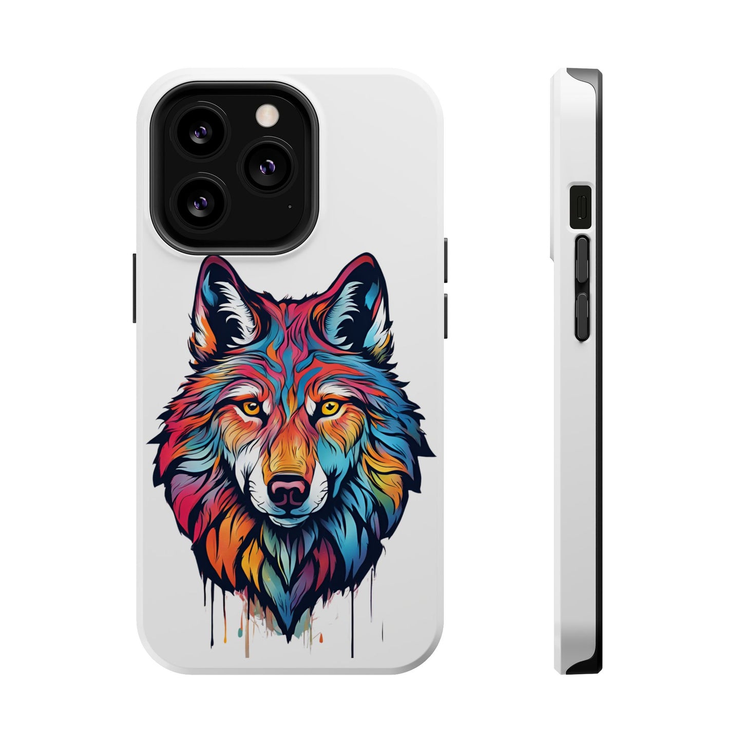 Wildly Colorful: Wolf Designs Phone Cases