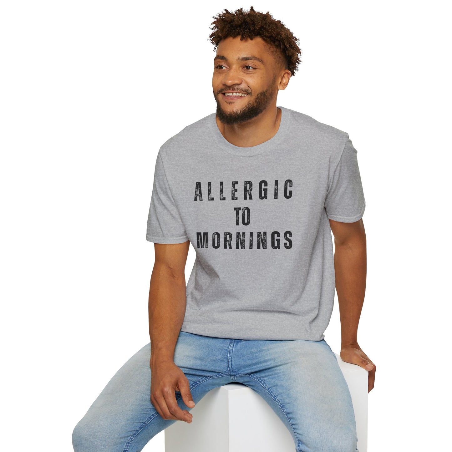 Allergic to Mornings Unisex Tee