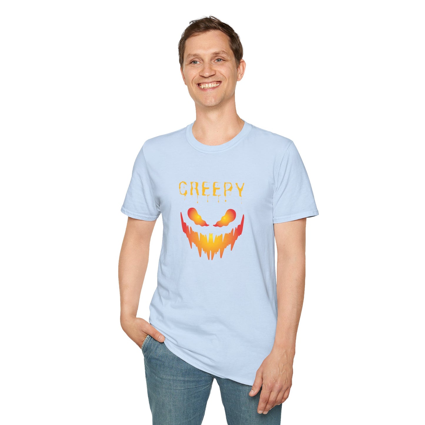 Creepy Smile Halloween Unisex T-Shirt