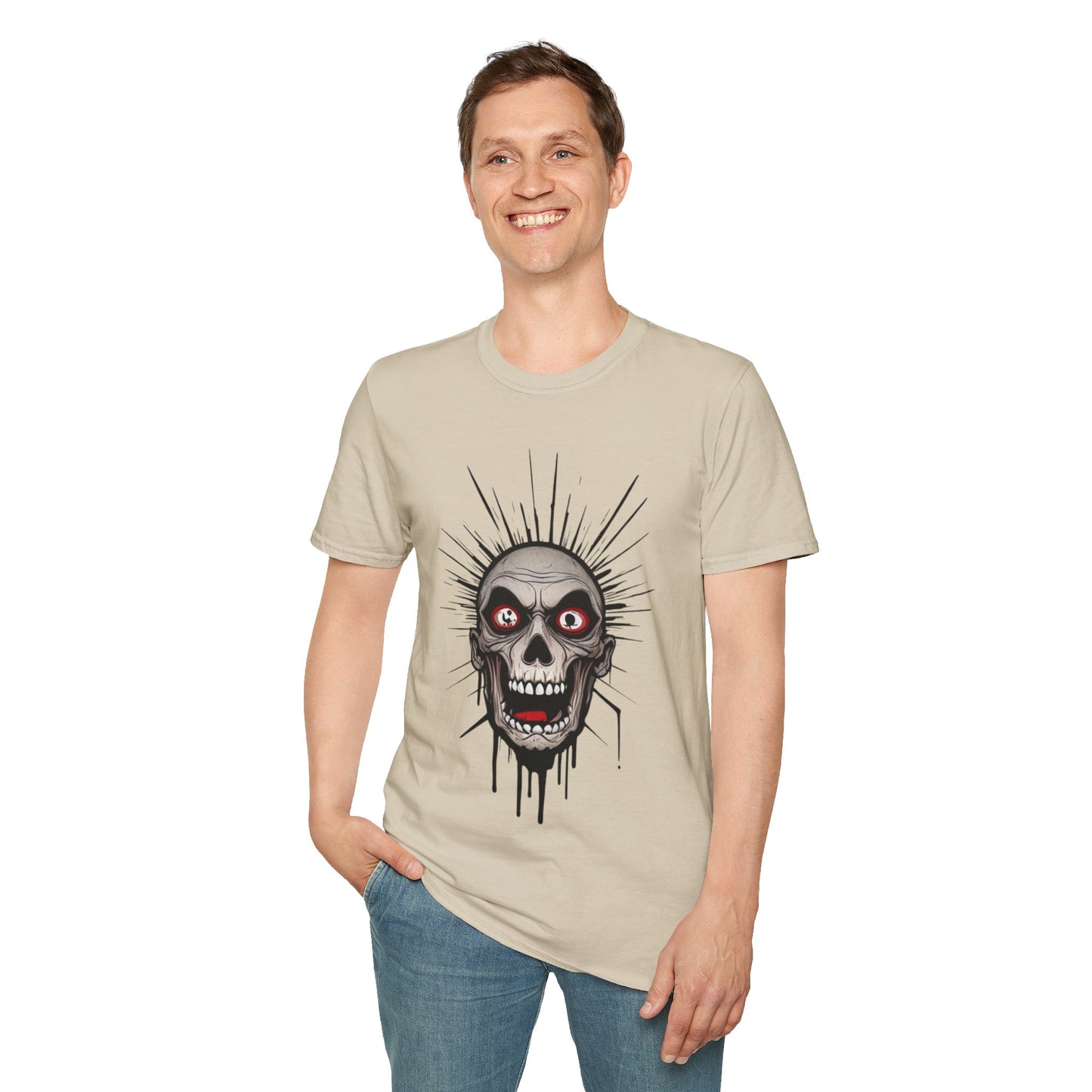 Screaming Skull Graphic Unisex Tee