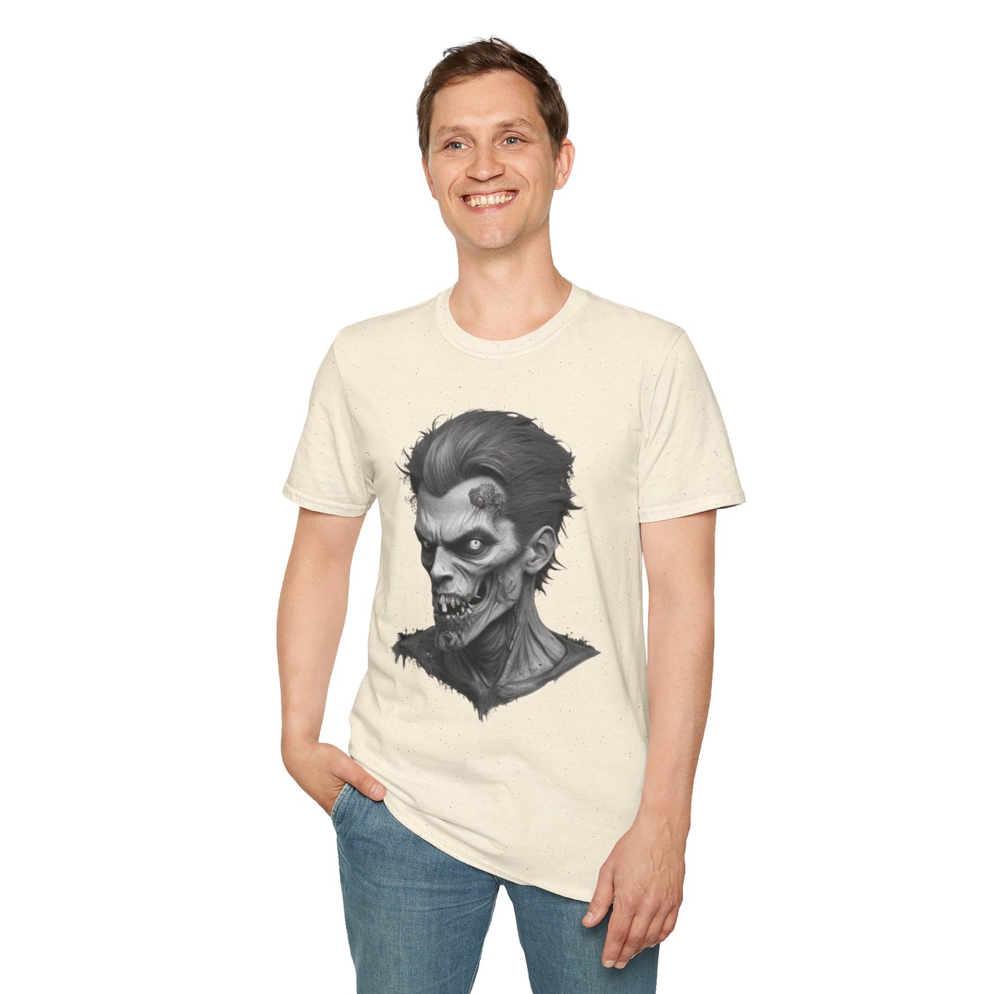 Dark Zombie Creepy Graphic Unisex Tee