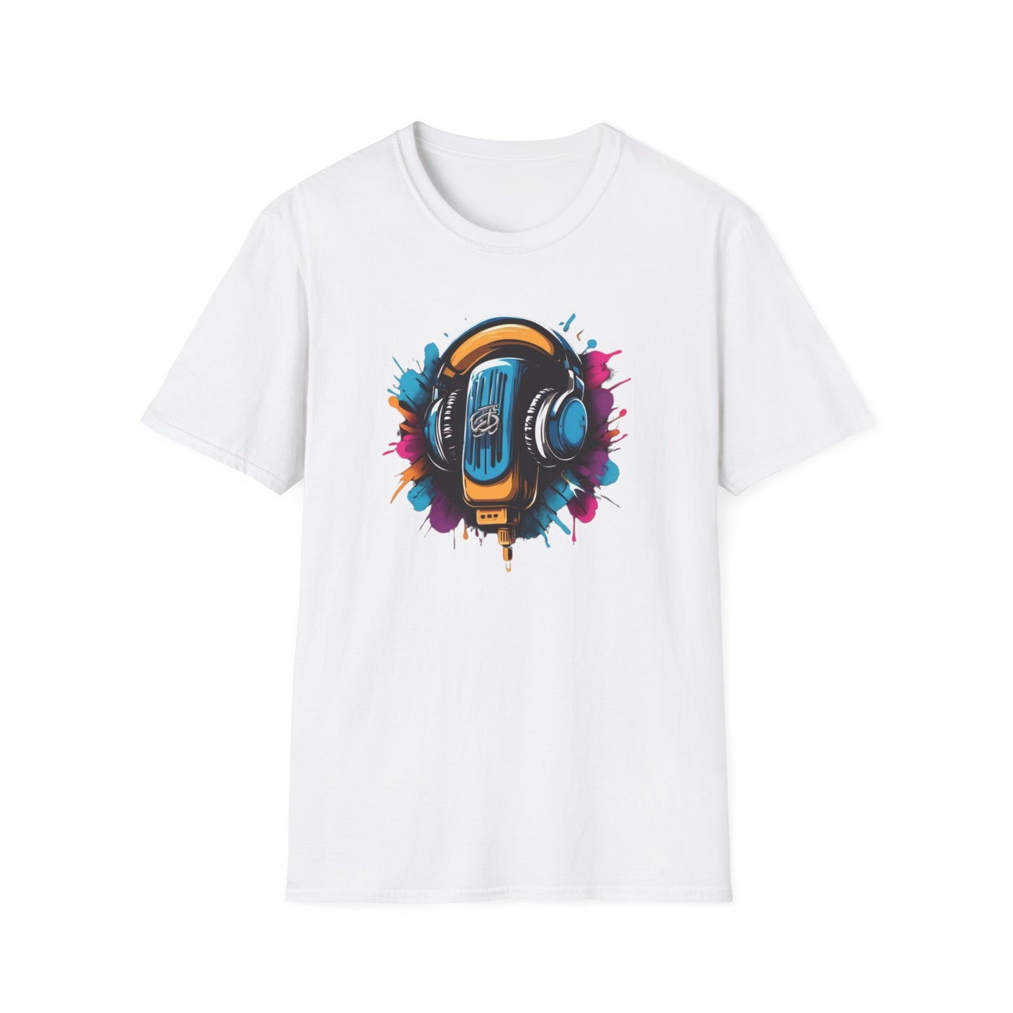 Mic & Headphones Graphic Unisex T-Shirt