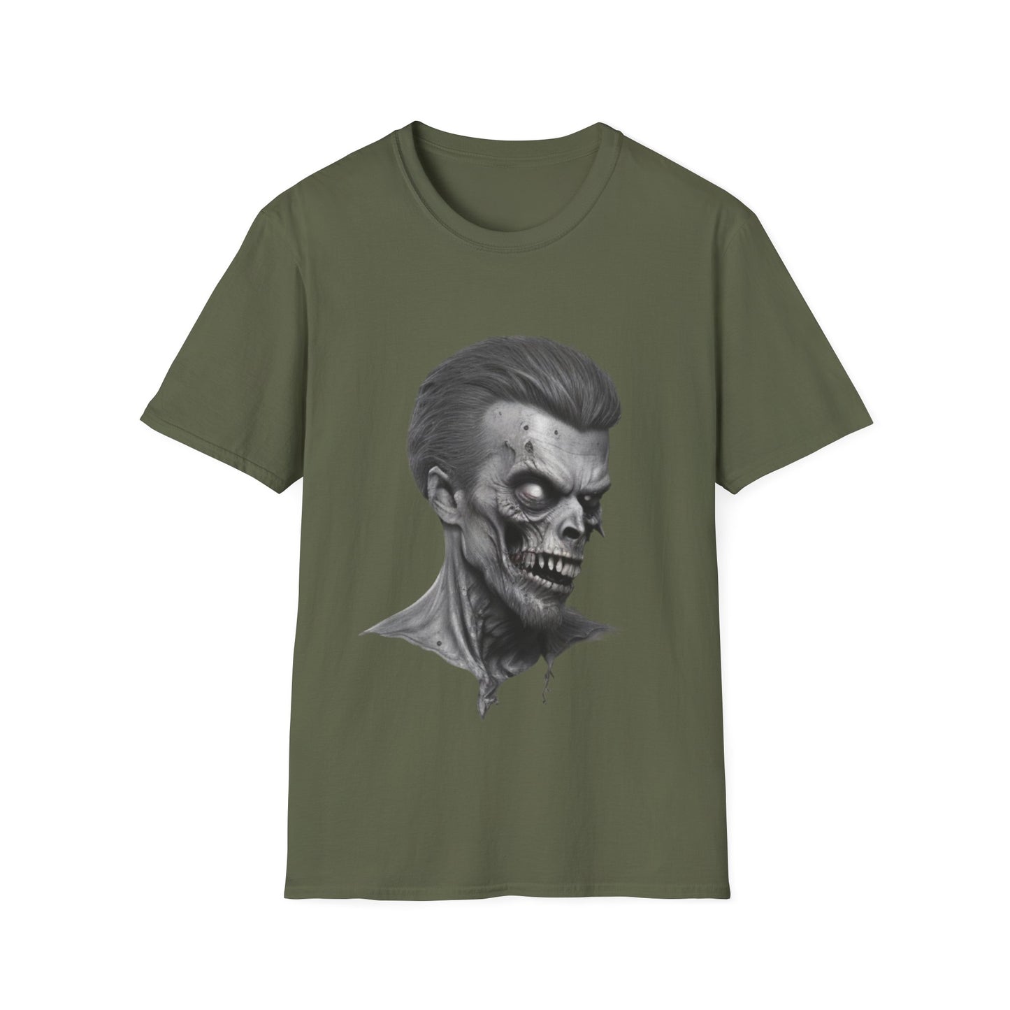 Creepy Undead Zombie Graphic Unisex Tee
