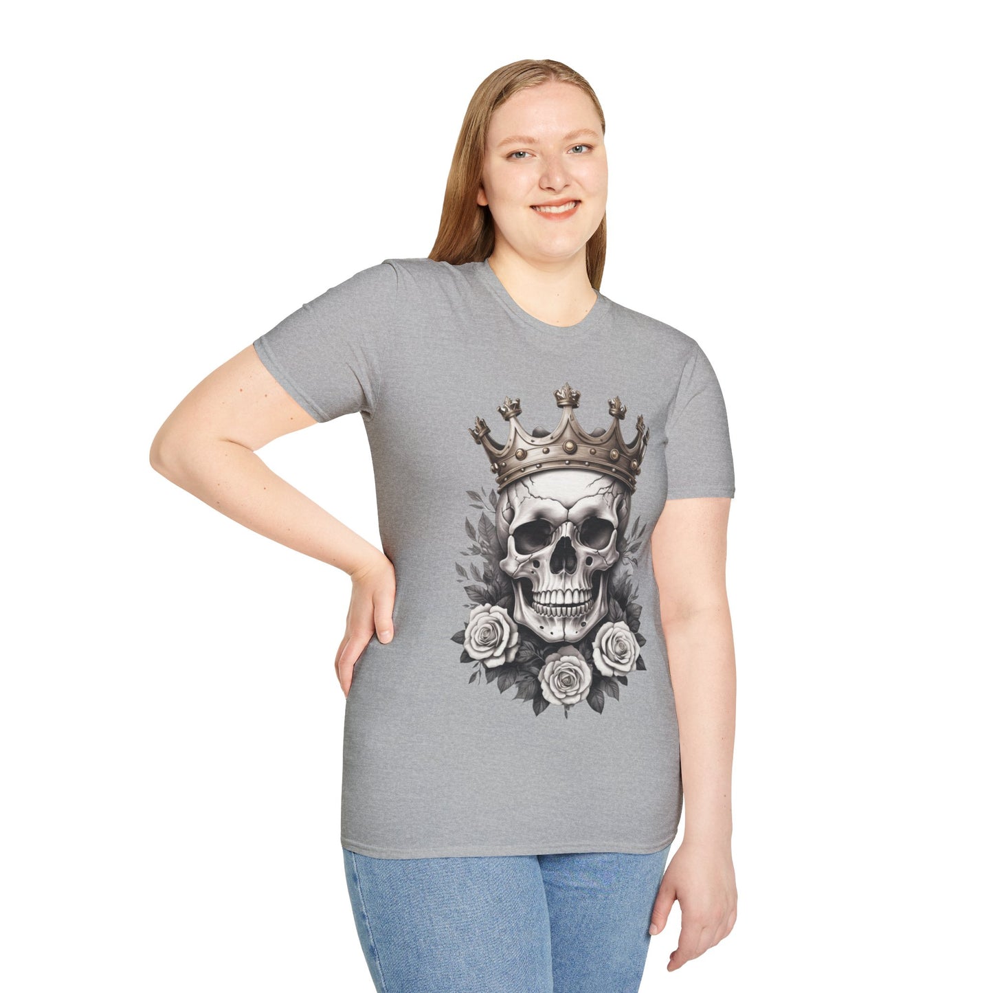 Royal Rebellion King Skull Unisex Tee