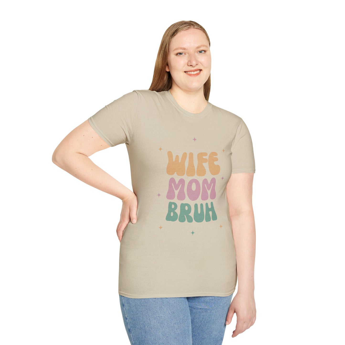 Wife Mom Bruh T-Shirt