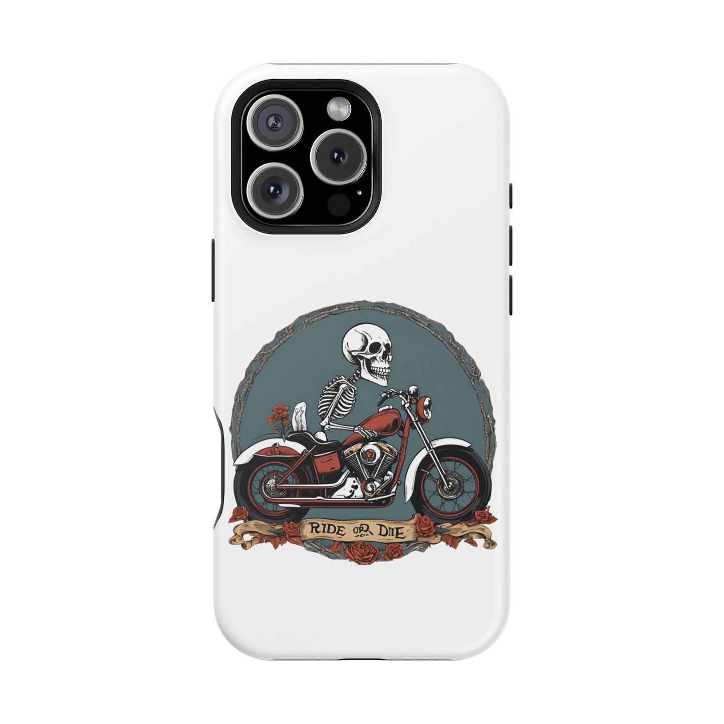 Ride or Die: Skeleton iPhone Case