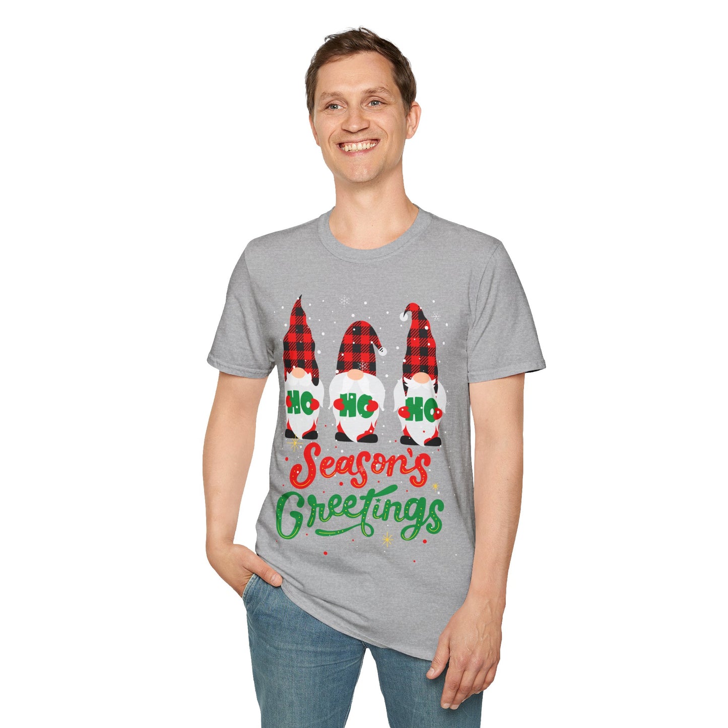 Season's Greetings Gnome Unisex T-Shirt