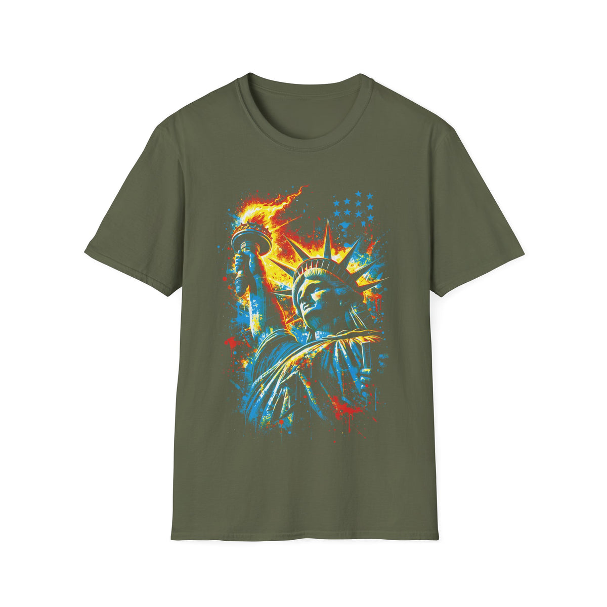 Statue of Liberty Graphic T-Shirt – Patriotic New York Travel Shirt