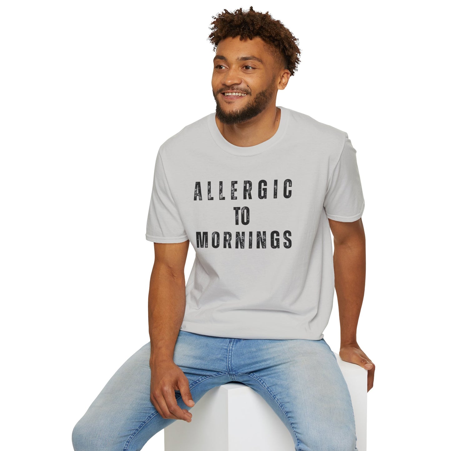 Allergic to Mornings Unisex Tee