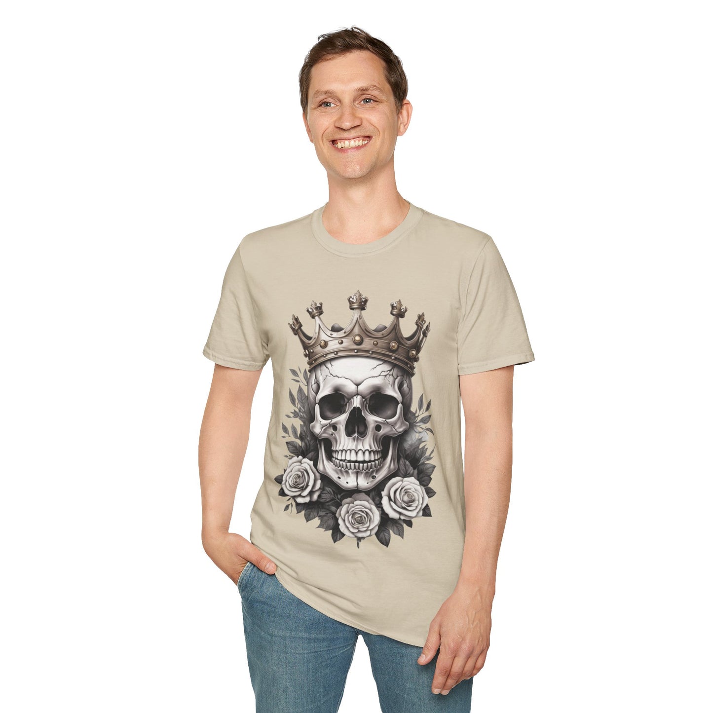 Royal Rebellion King Skull Unisex Tee