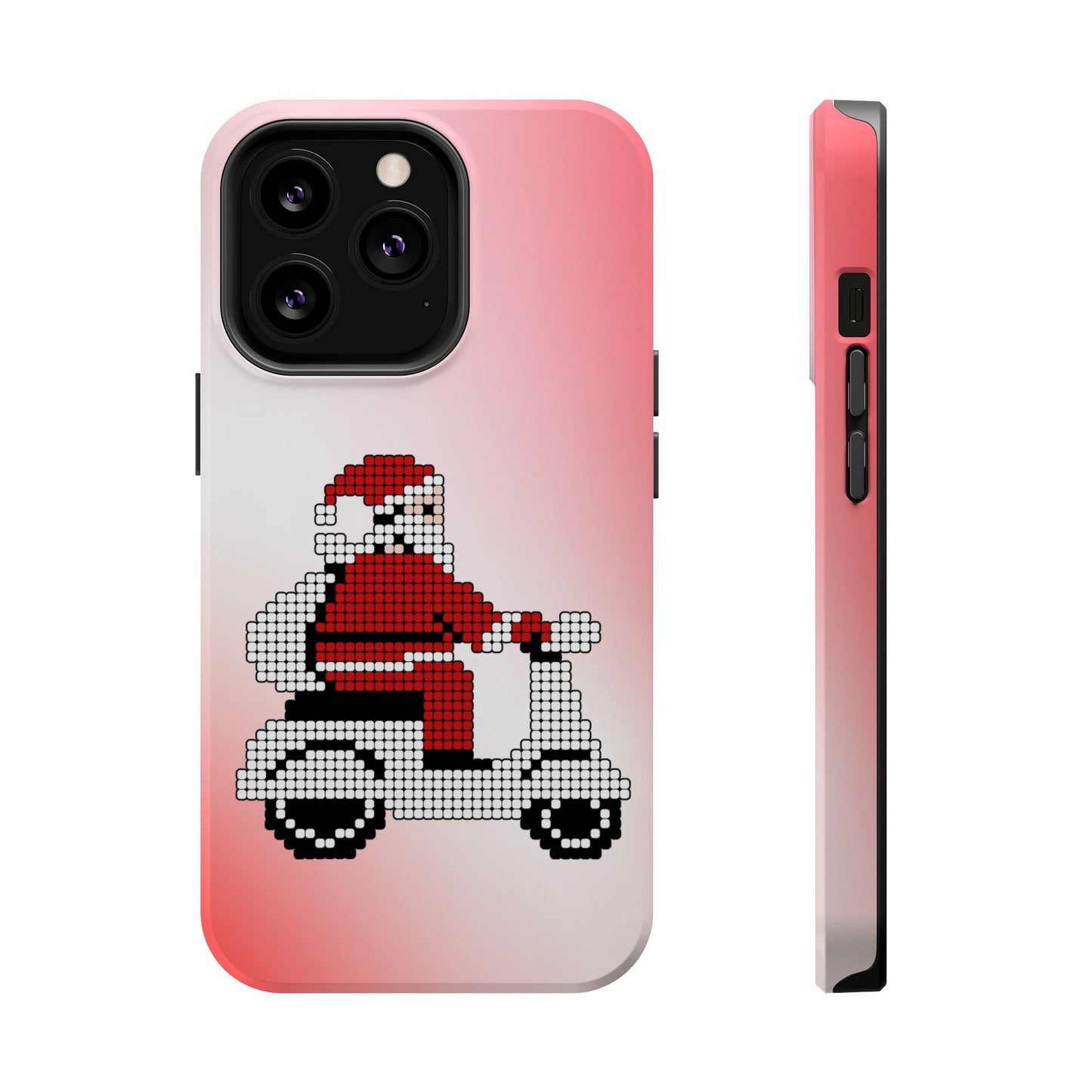 Sleighin' It: Santa's Motorcycle Journey Phone Case