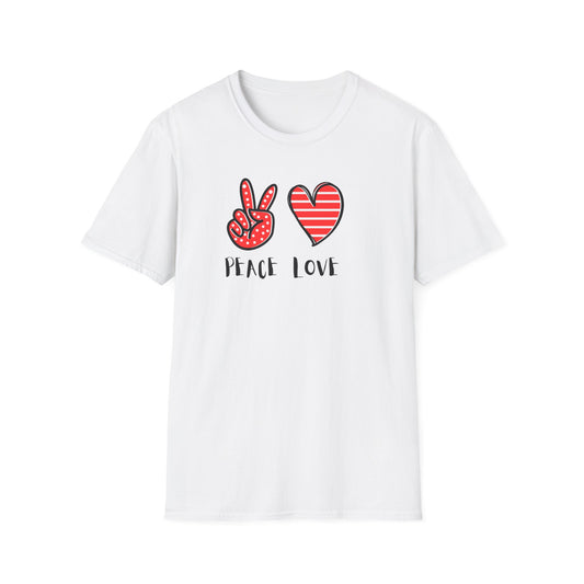 Peace and Love Graphic Unisex T-Shirt