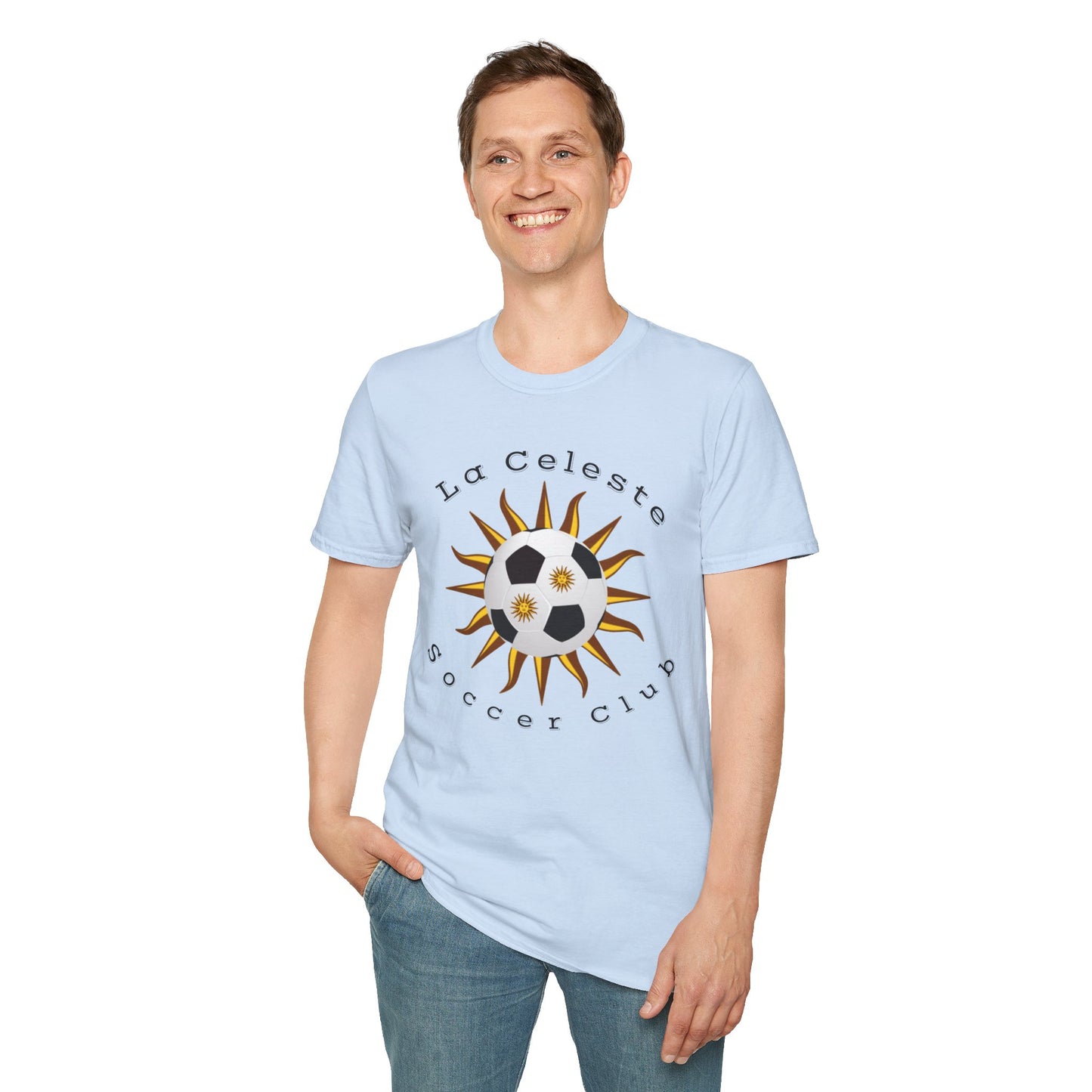 La Celeste S.C More than a Club , A Family - Unisex Softstyle T-Shirt