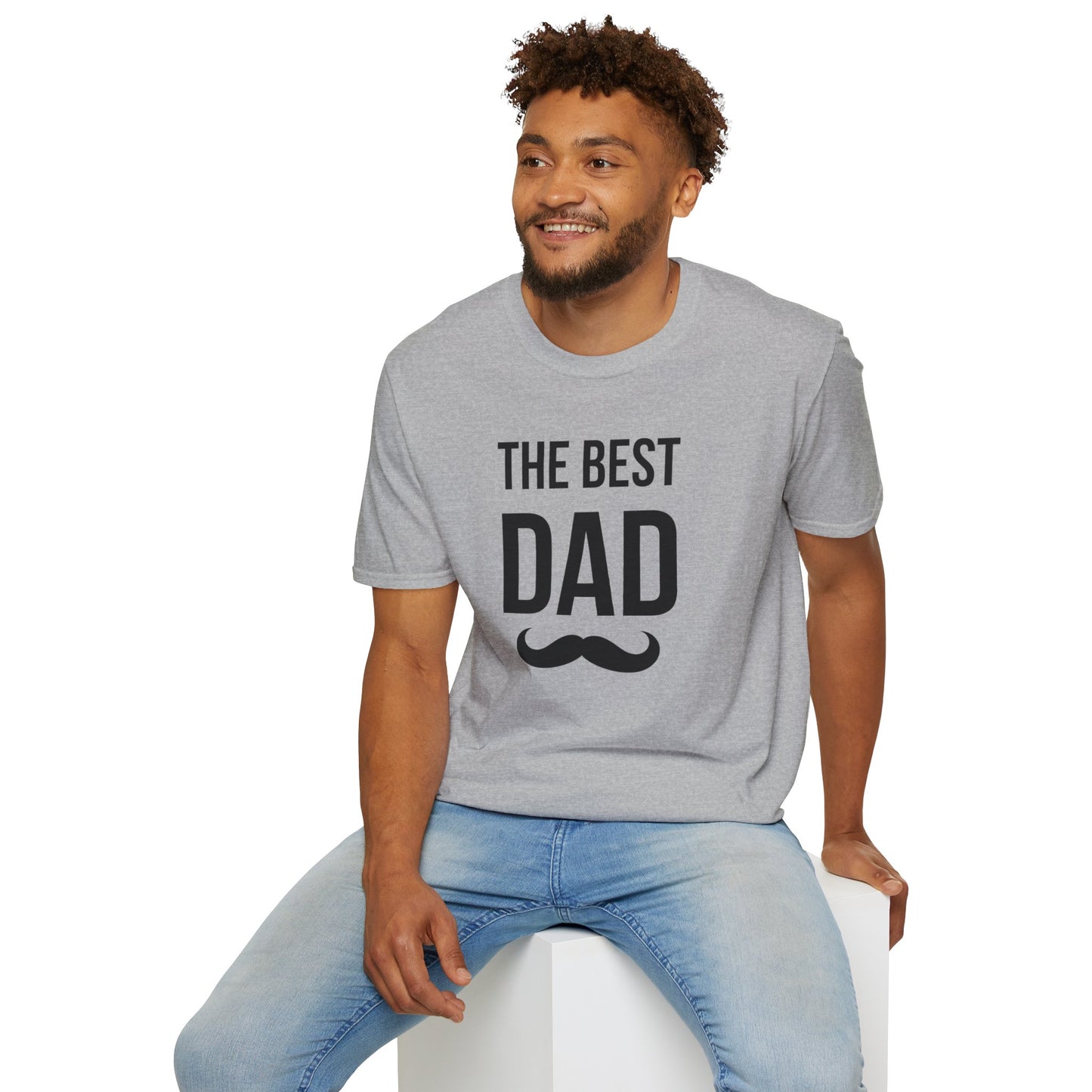 The Best Dad Mustache T-Shirt