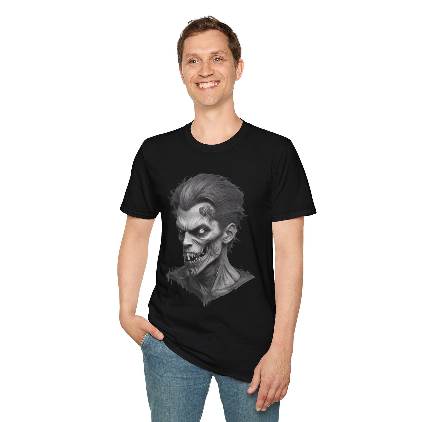 Dark Zombie Creepy Graphic Unisex Tee