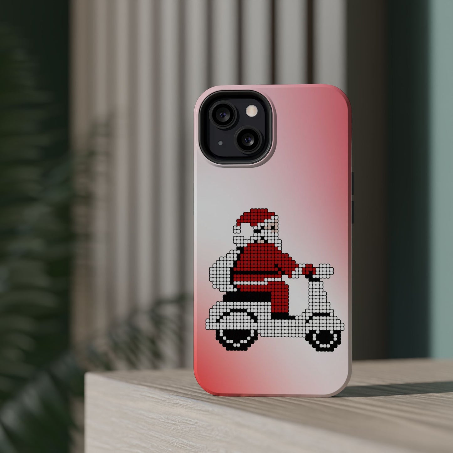 Sleighin' It: Santa's Motorcycle Journey Phone Case