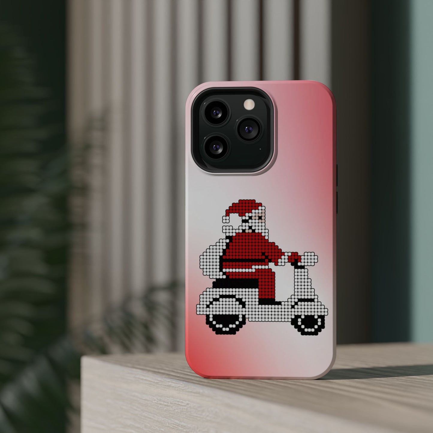 Sleighin' It: Santa's Motorcycle Journey Phone Case