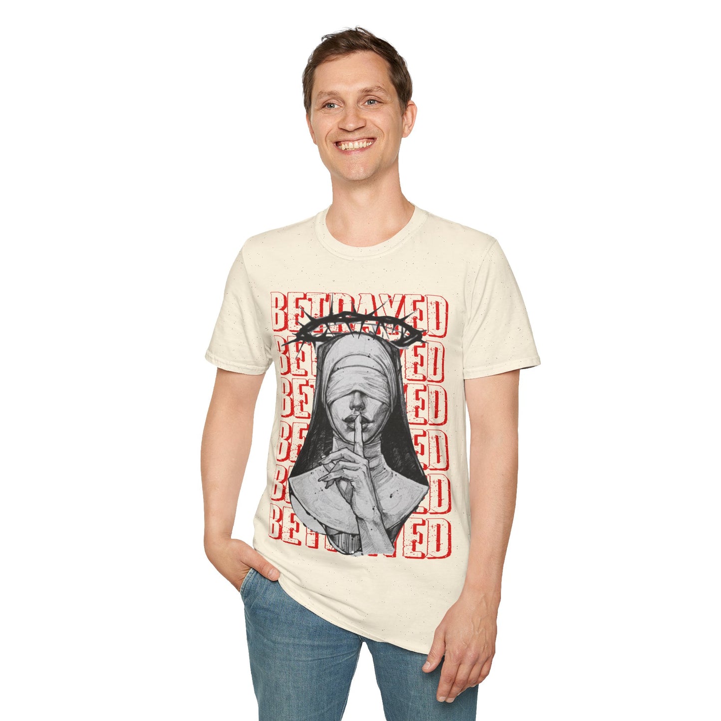 Whispers of Betrayal Dark Nun Graphic Unisex Tee