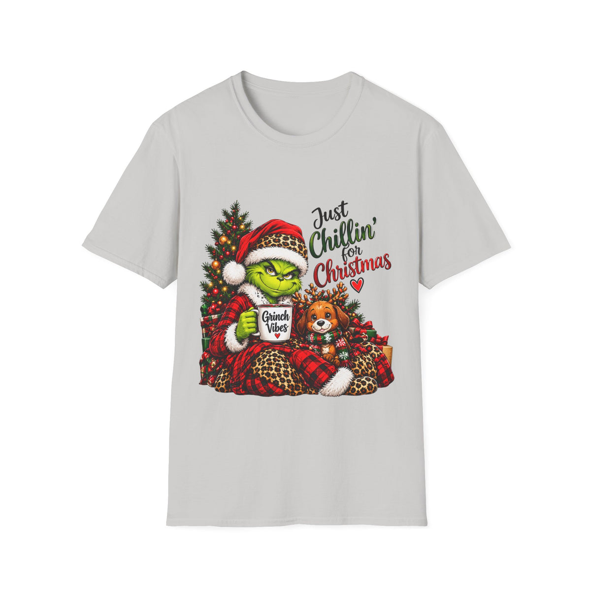 Just Chillin’ Christmas Grinch T-Shirt
