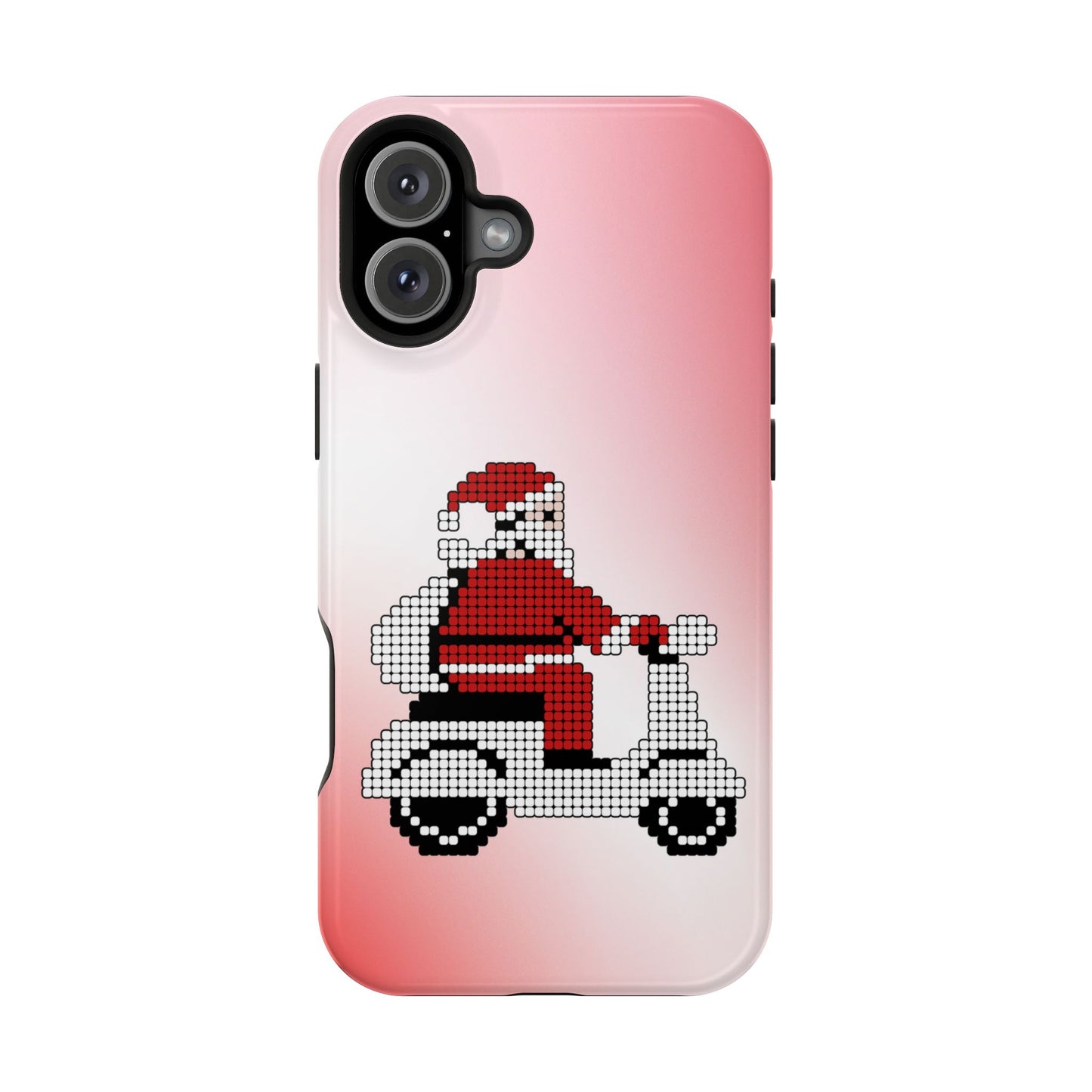 Sleighin' It: Santa's Motorcycle Journey Phone Case