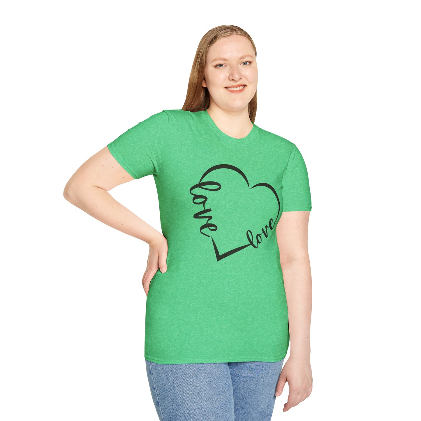 Love in Every Beat Heart Graphic Shirt