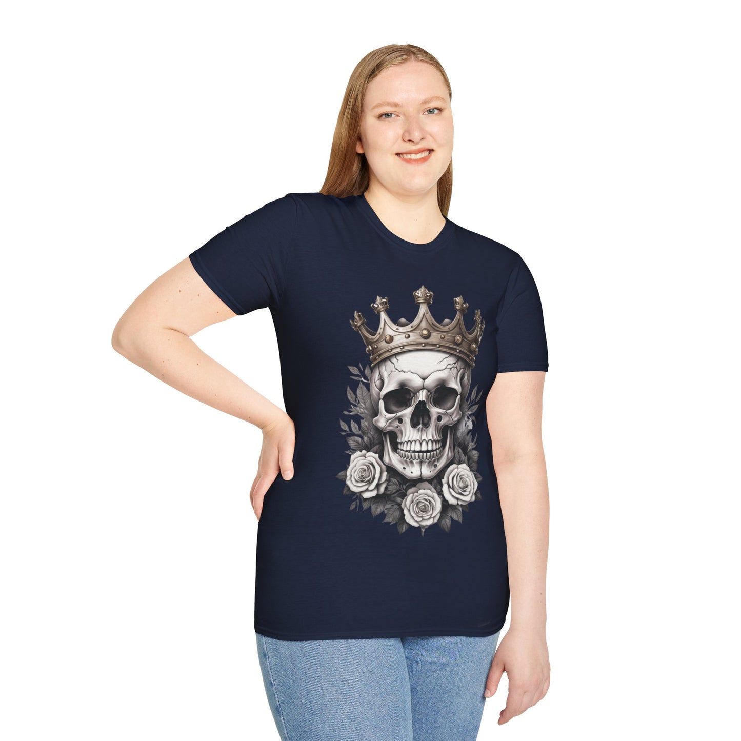 Royal Rebellion King Skull Unisex Tee