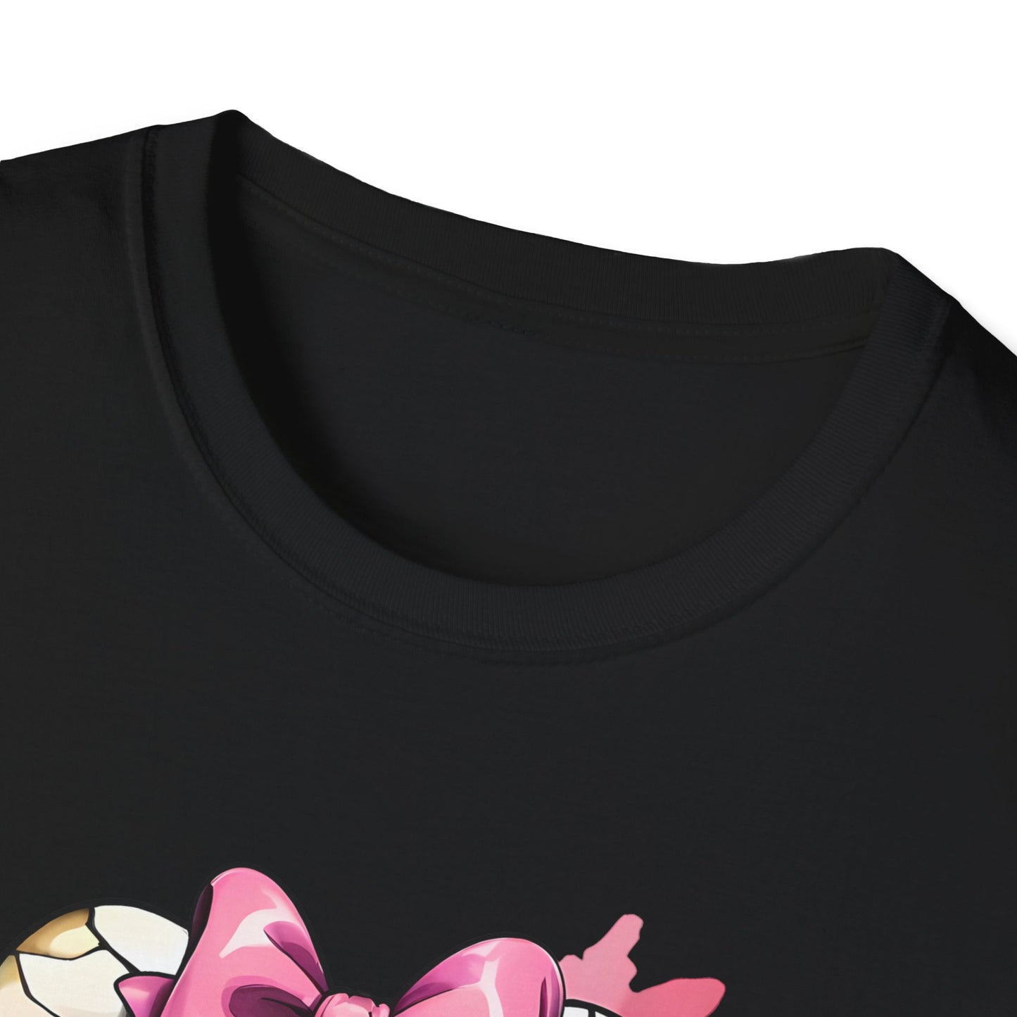 Skull Girl Graphic T-Shirt — Pink Bow Punk Skull Tee