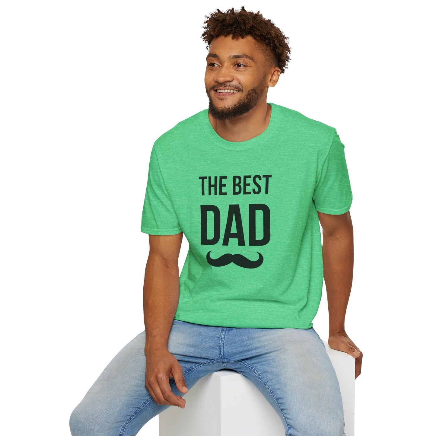 The Best Dad Mustache T-Shirt