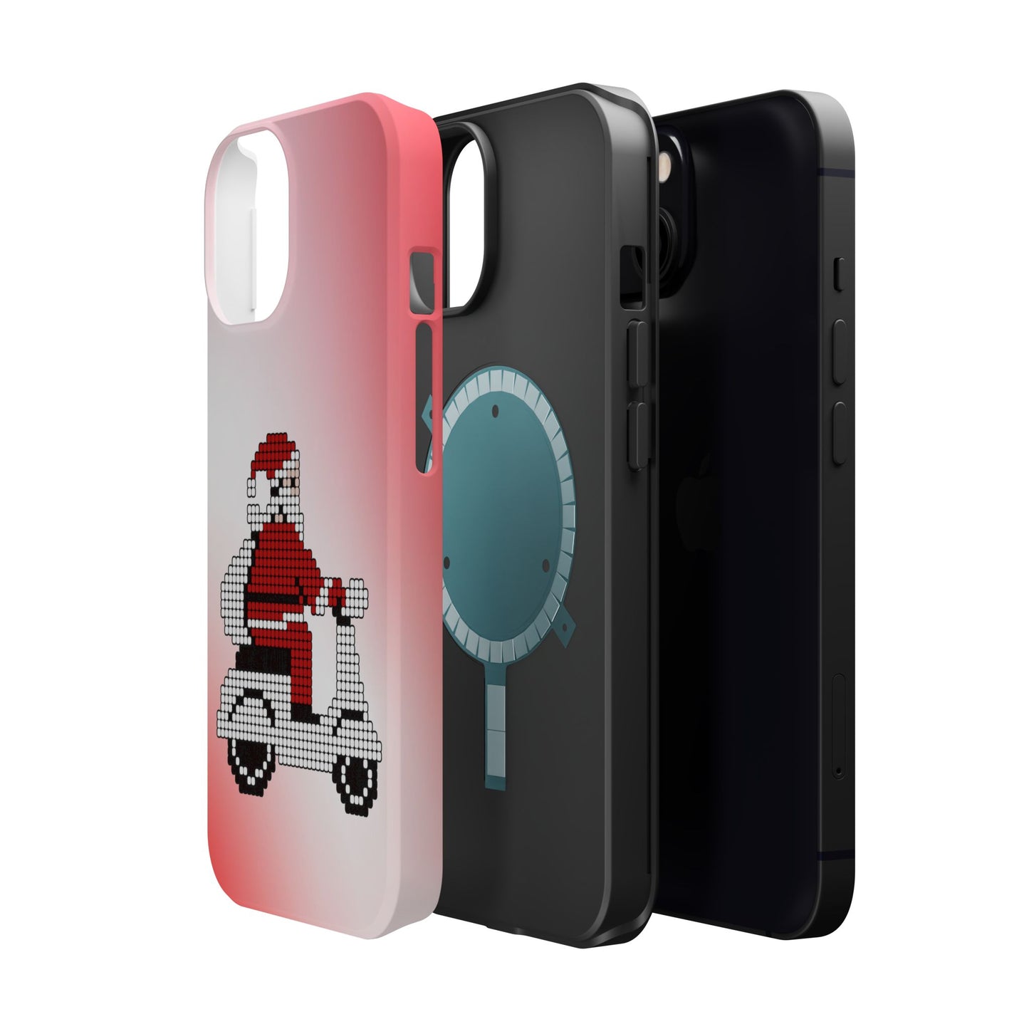 Sleighin' It: Santa's Motorcycle Journey Phone Case