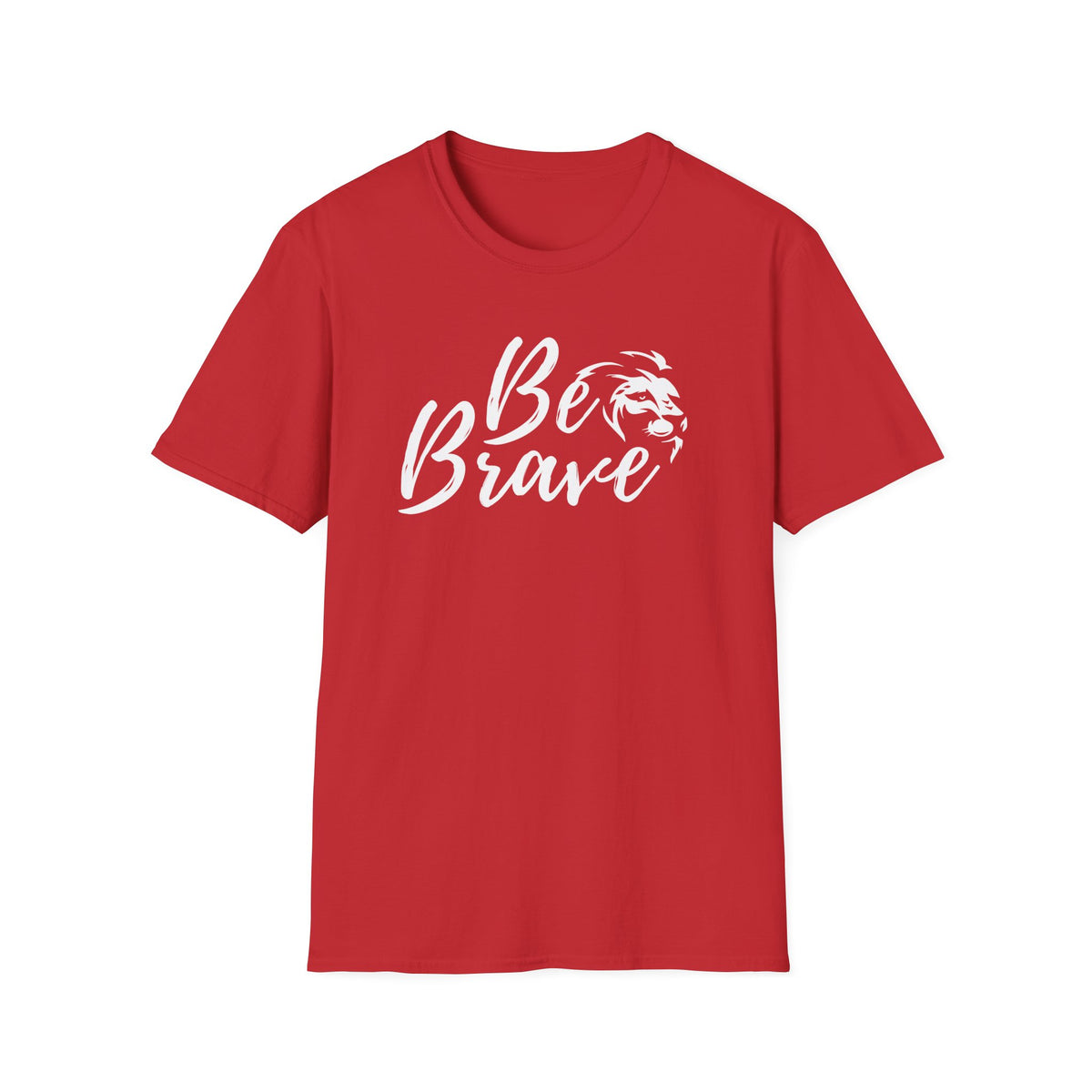 Be Brave Lion T-Shirt – Inspirational Courage Tee for Women & Men