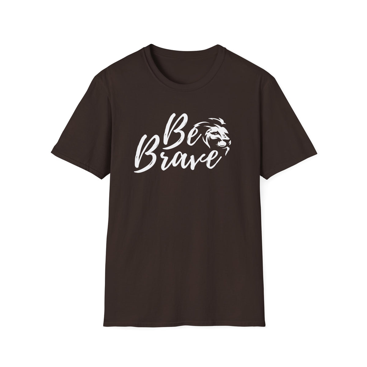 Be Brave Lion T-Shirt – Inspirational Courage Tee for Women & Men