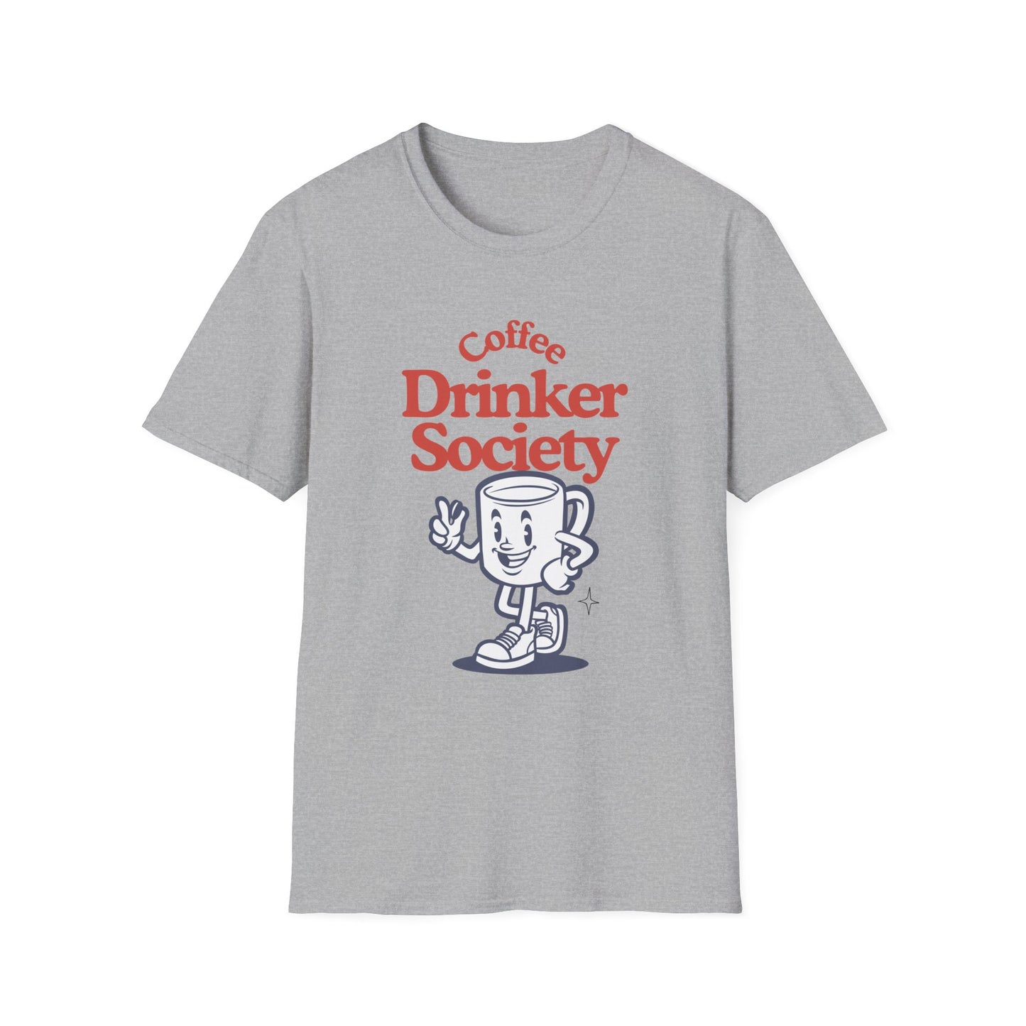 Coffee Drinker Society Unisex T-Shirt - Fun & Casual Coffee Lover Tee