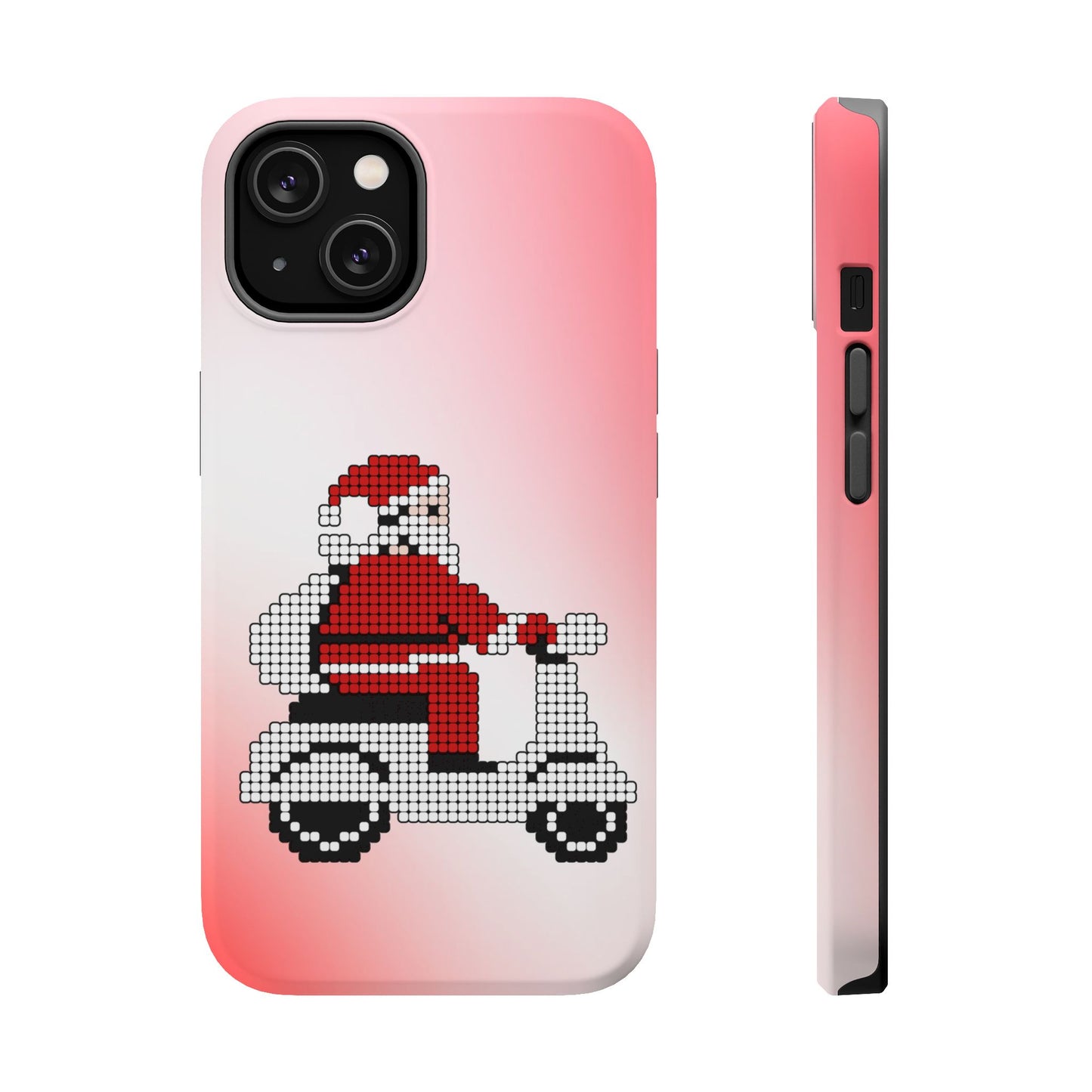 Sleighin' It: Santa's Motorcycle Journey Phone Case