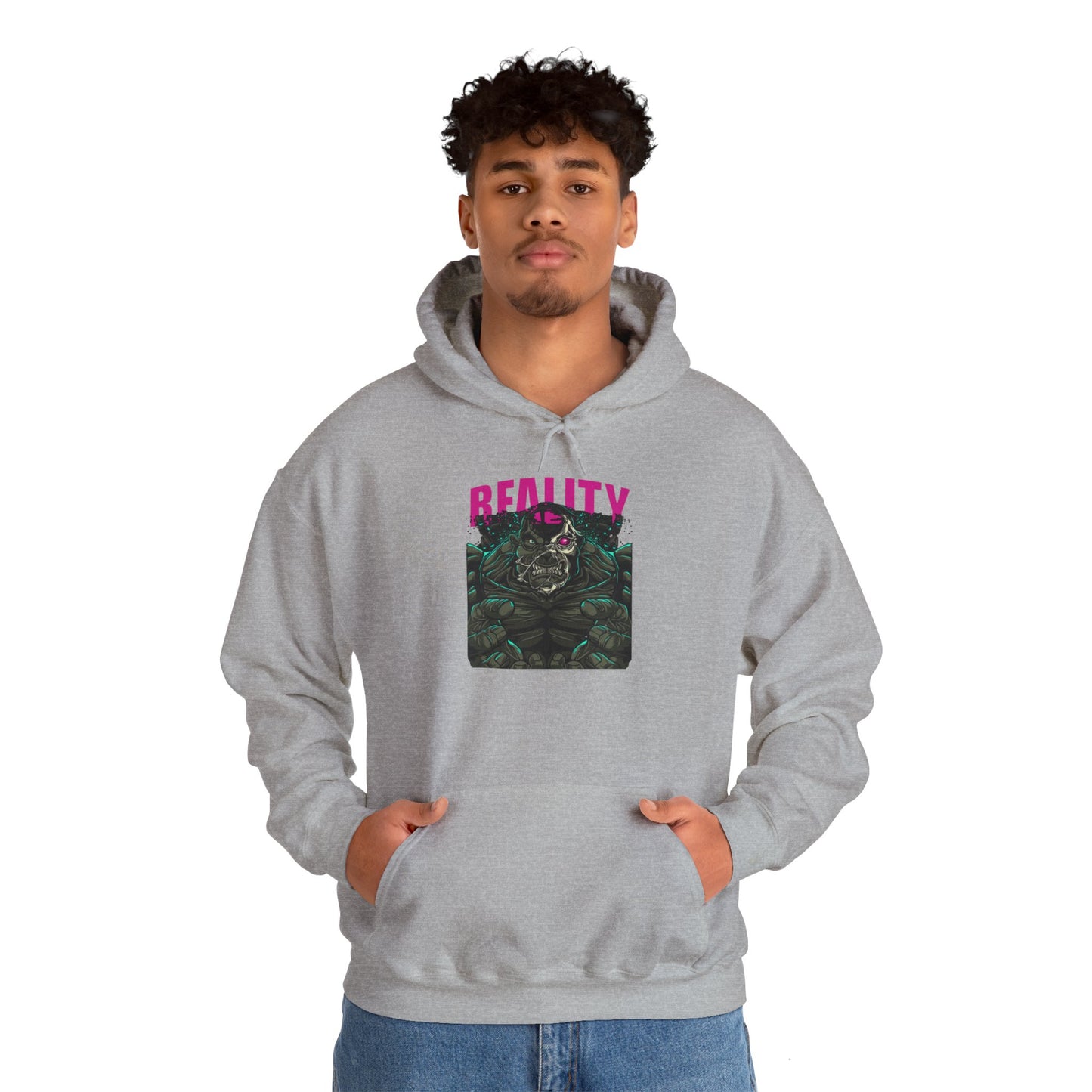 Reality Muscle Dog Graphic Hoodie